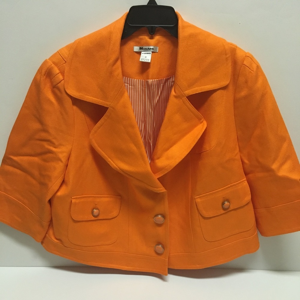 Orange Nygard Blazer
